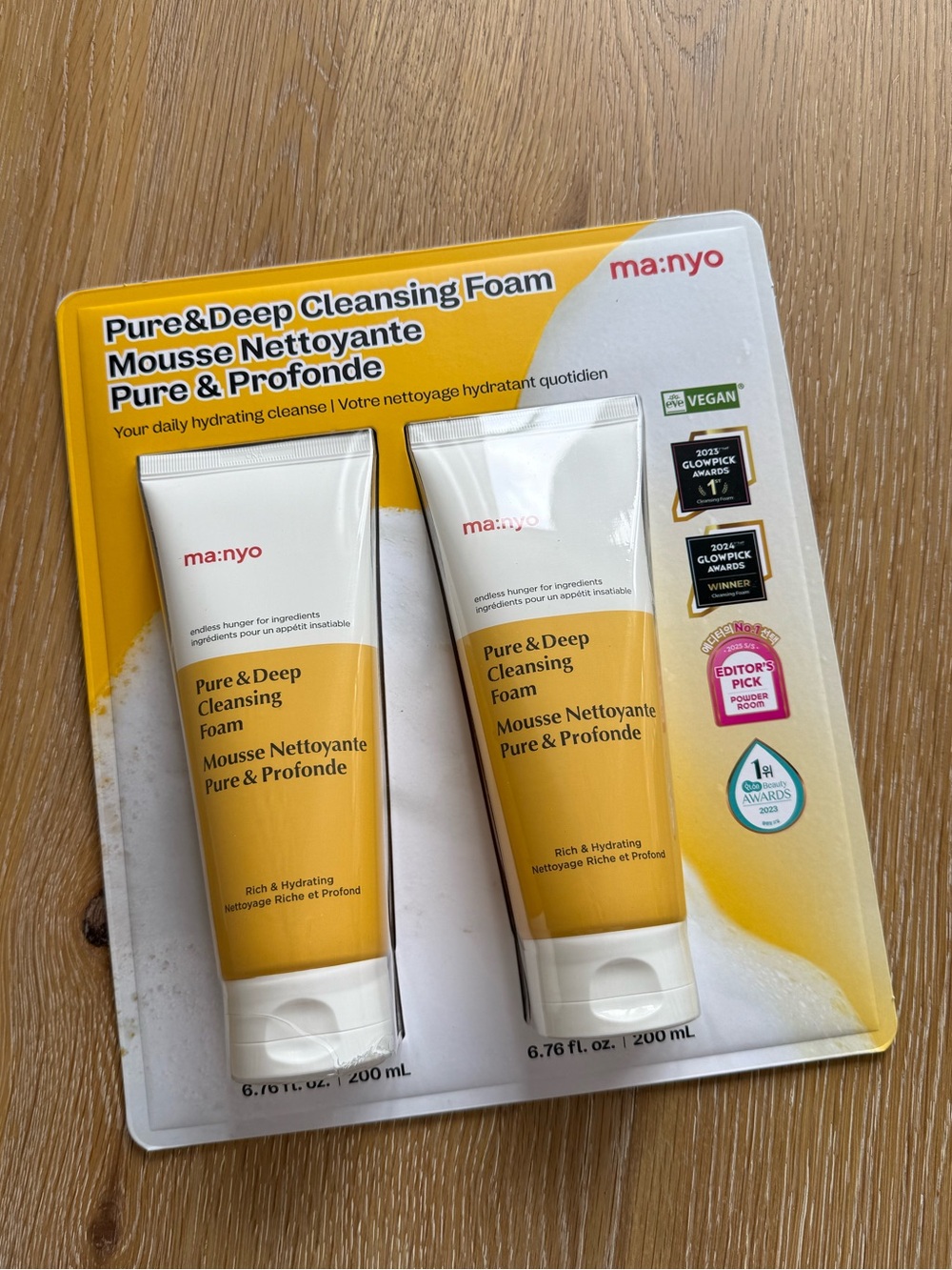 ✨Set of 2✨ ma:nyo Pure & Deep Cleansing Foam Duo - KBeauty